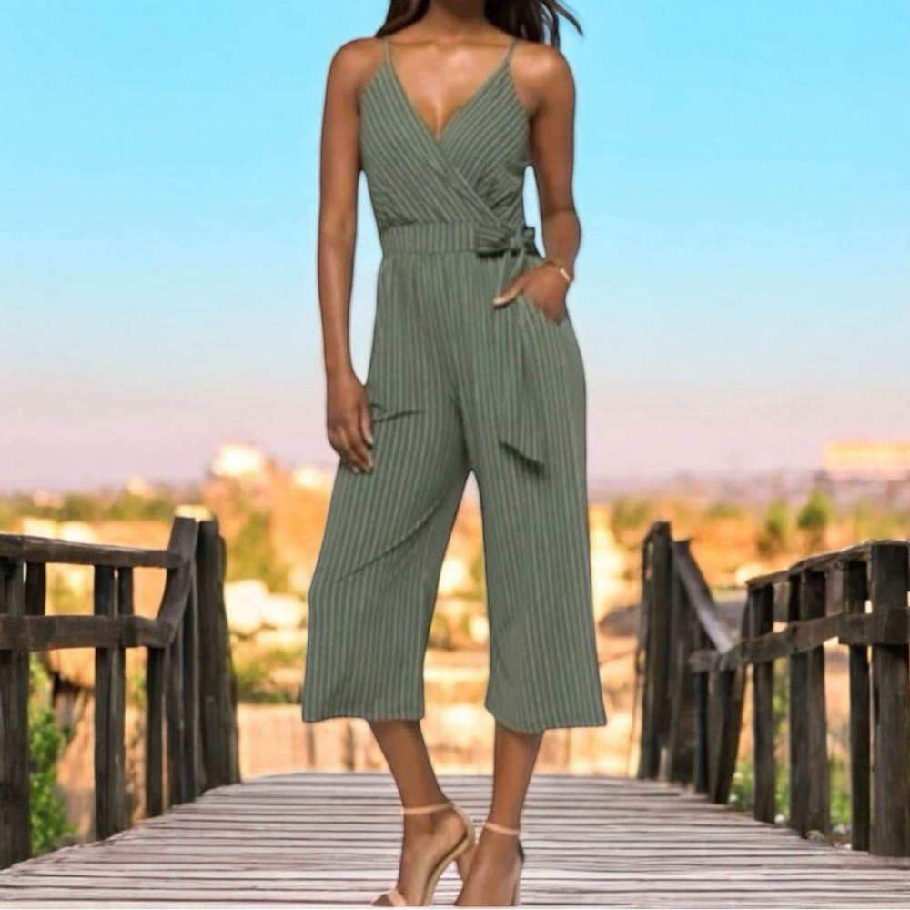 Kaleigh Rica Crop Jumpsuit